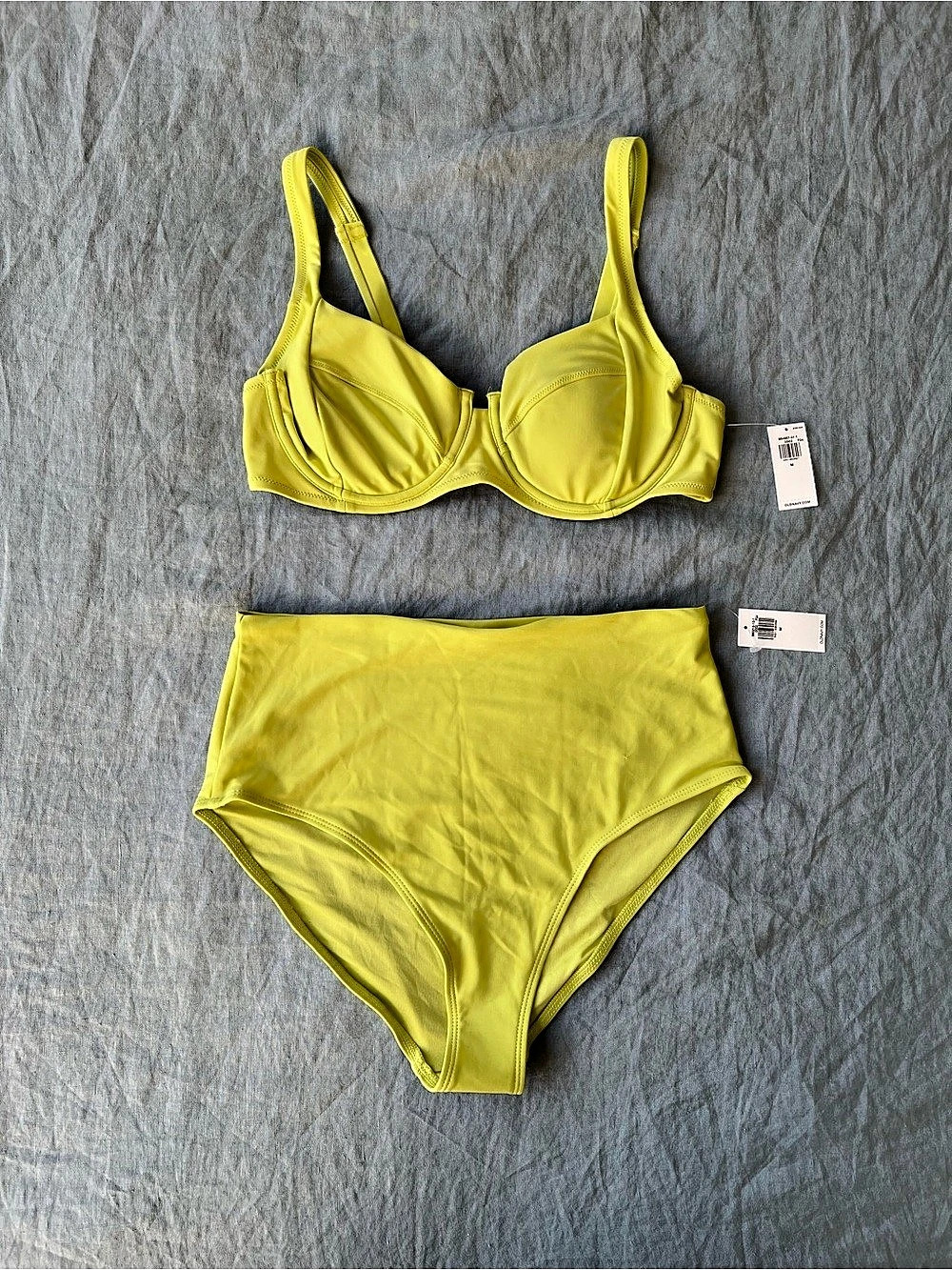 Old Navy Yellow-Green Bikini Set Size Medium NWT
